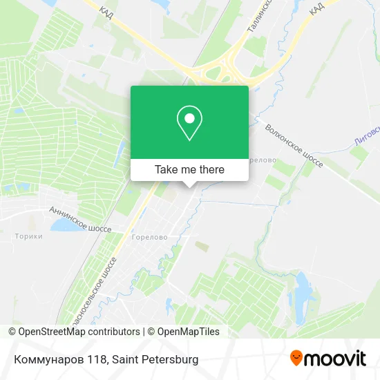 Коммунаров 118 map