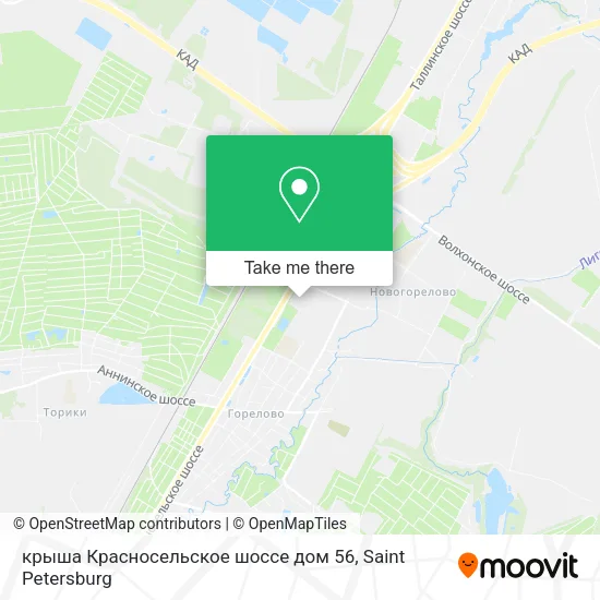 крыша Красносельское шоссе дом 56 map