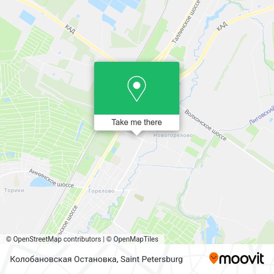 Колобановская Остановка map