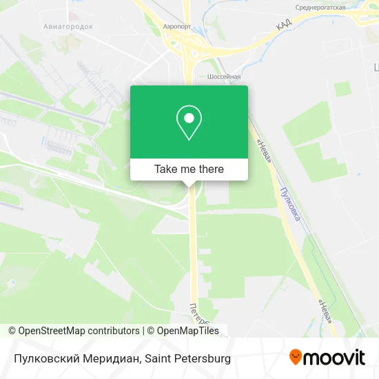 Пулковский Меридиан map