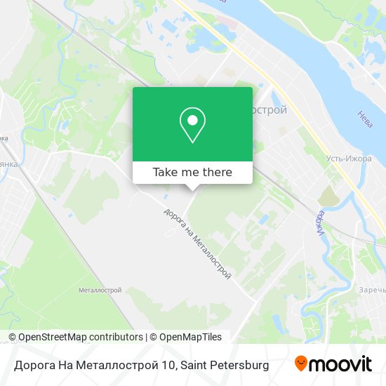 Дорога На Металлострой 10 map