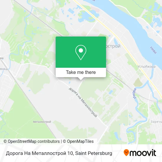 Дорога На Металлострой 10 map