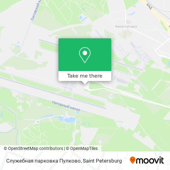 Служебная парковка Пулково map