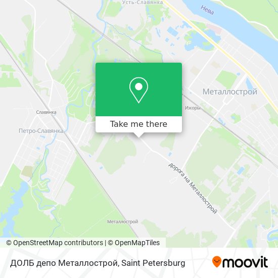 ДОЛБ депо Металлострой map