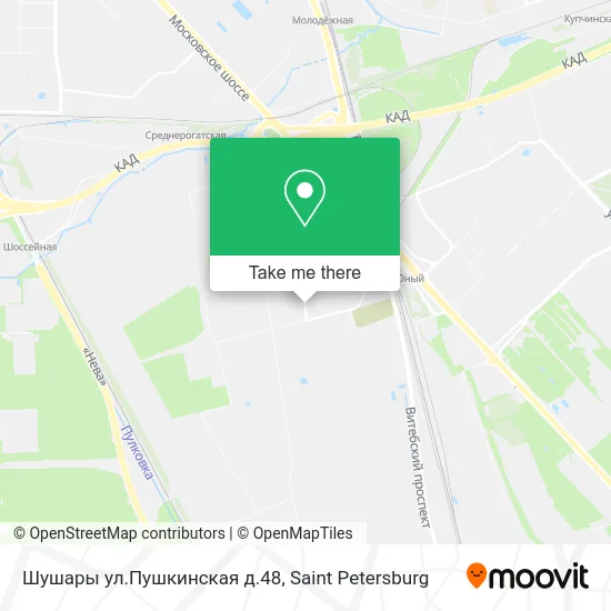 Шушары ул.Пушкинская д.48 map