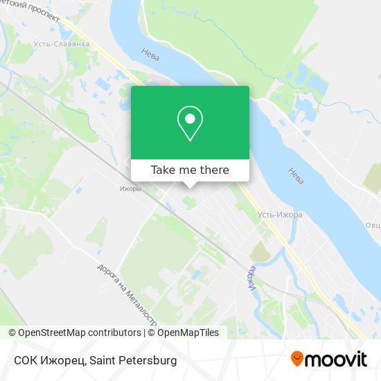 СОК Ижорец map