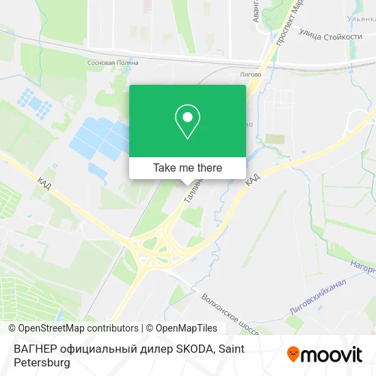 ВАГНЕР официальный дилер SKODA map