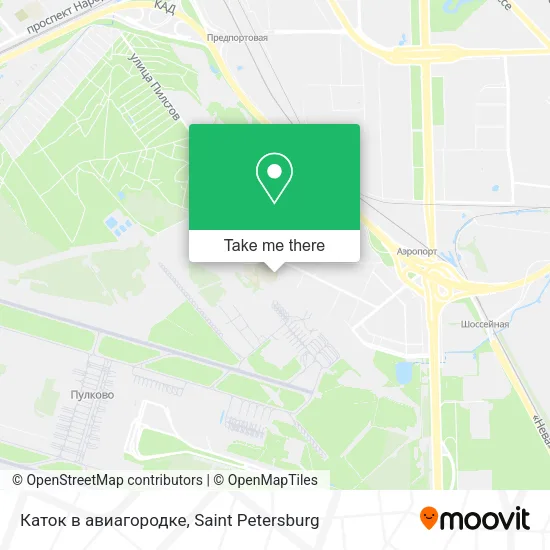 Каток в авиагородке map