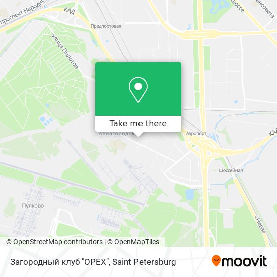 Загородный клуб "ОРЕХ" map