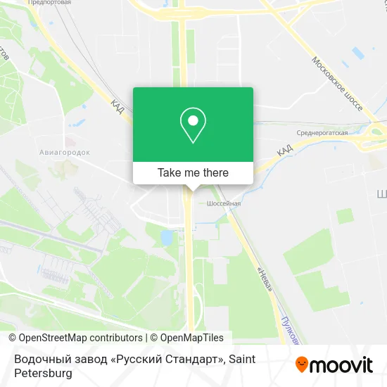 Водочный завод «Русский Стандарт» map