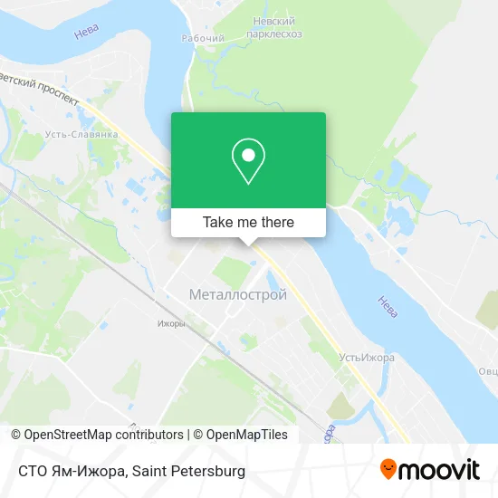 СТО Ям-Ижора map