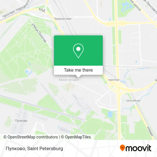Пулково map
