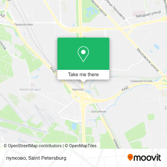 пулково map