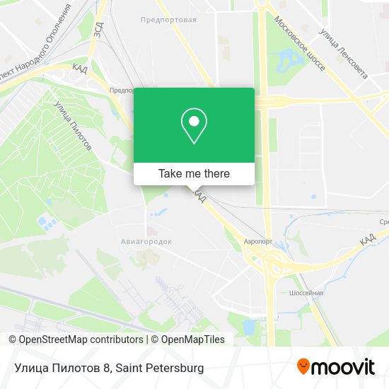 Улица Пилотов 8 map