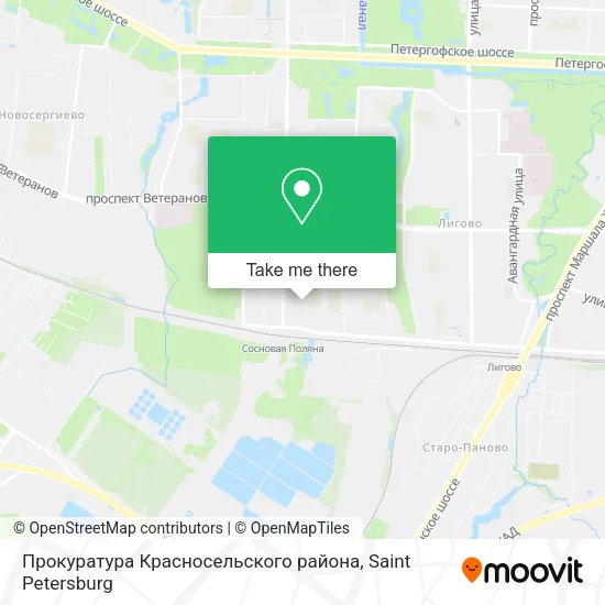 Прокуратура Красносельского района map