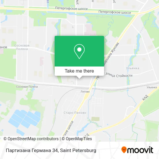 Партизана Германа 34 map