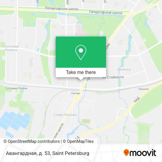 Авангардная, д. 53 map