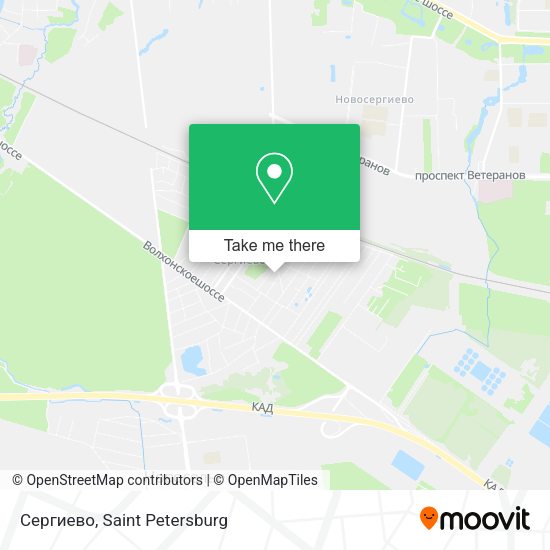Сергиево map
