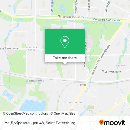 Ул Добровольцев 48 map