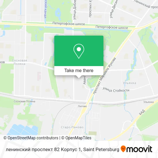 ленинский проспект 82 Корпус 1 map