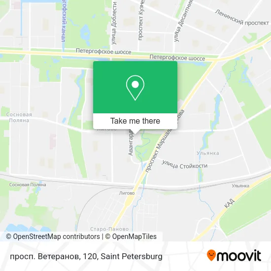 просп. Ветеранов, 120 map