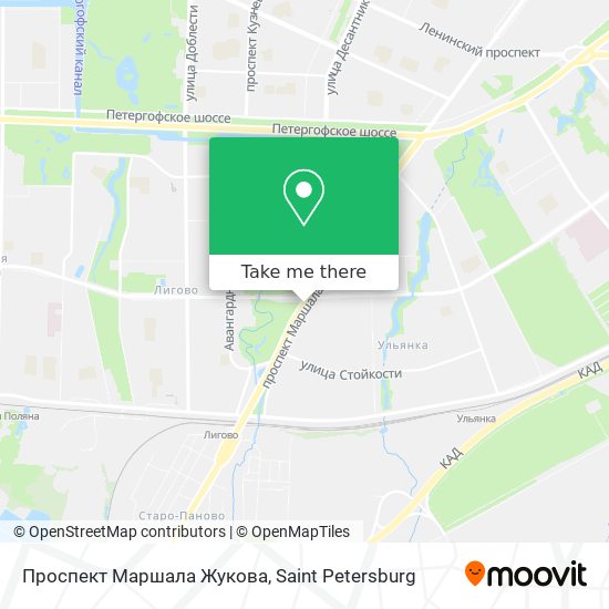 Проспект Маршала Жукова map