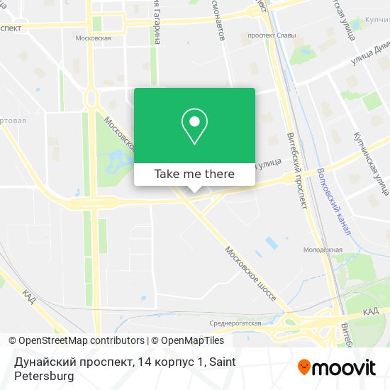 Дунайский проспект, 14 корпус 1 map