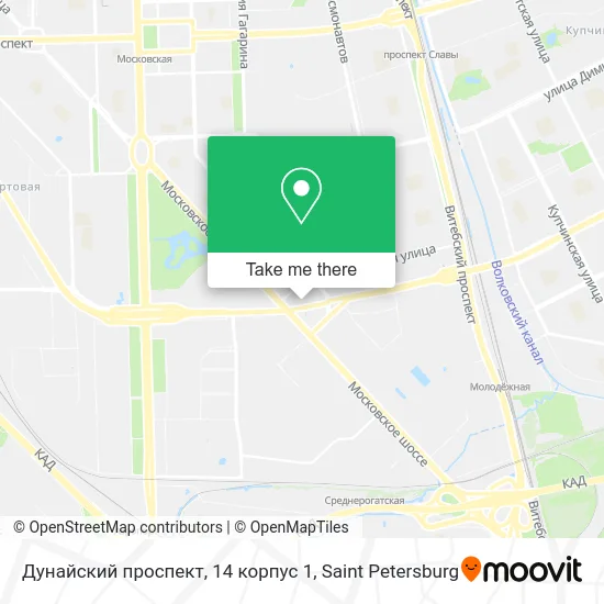Дунайский проспект, 14 корпус 1 map
