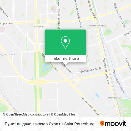 Пункт выдачи заказов Ozon.ru map