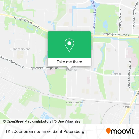 ТК «Сосновая поляна» map