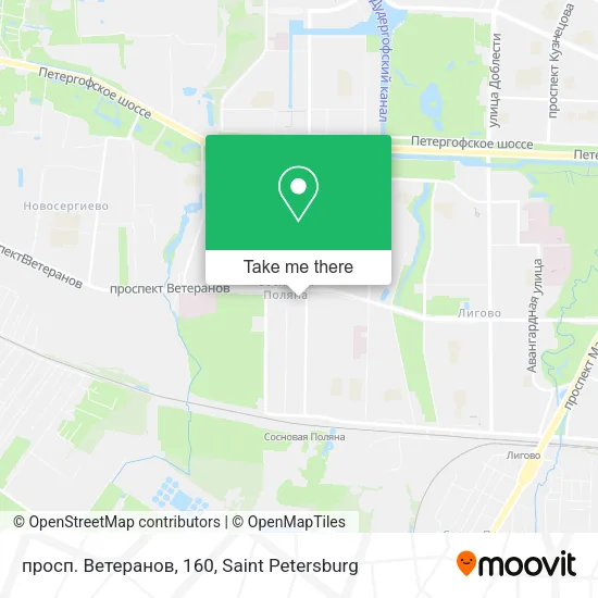 просп. Ветеранов, 160 map