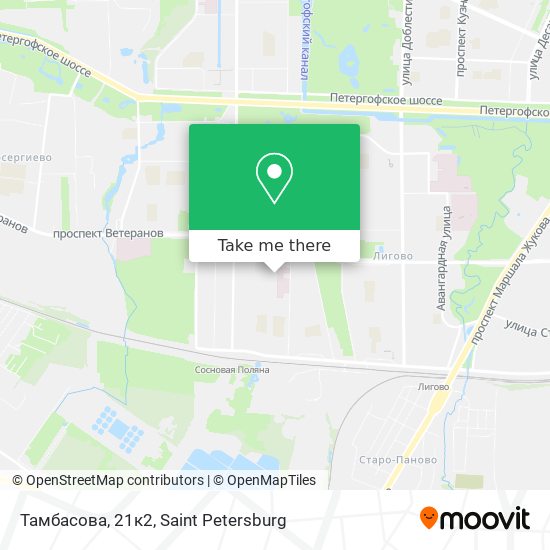 Тамбасова, 21к2 map