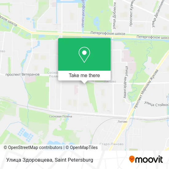 Улица Здоровцева map