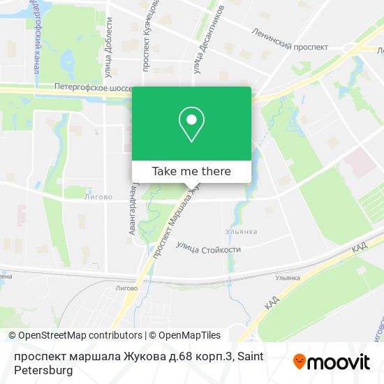 проспект маршала Жукова д.68 корп.3 map