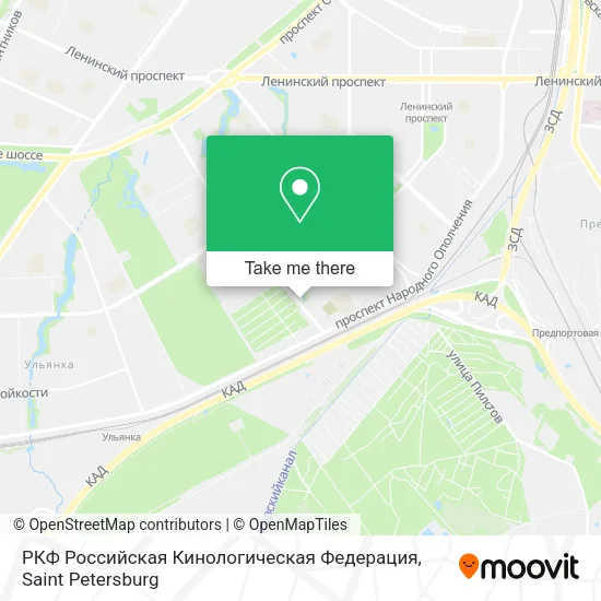 РКФ  Российская Кинологическая Федерация map