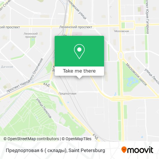 Предпортовая 6 ( склады) map