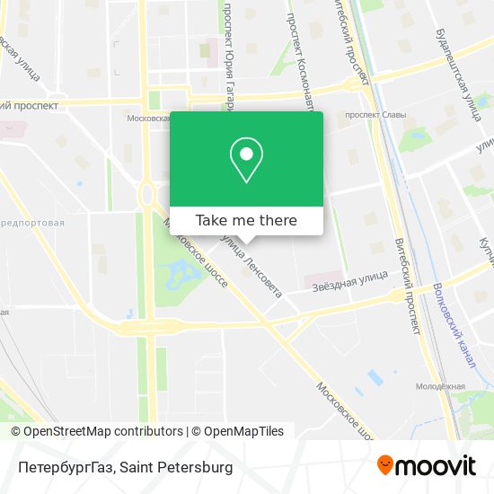 ПетербургГаз map