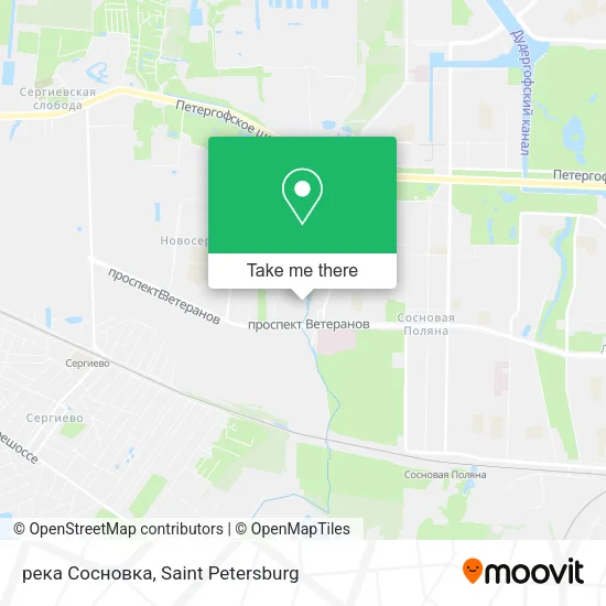река Сосновка map