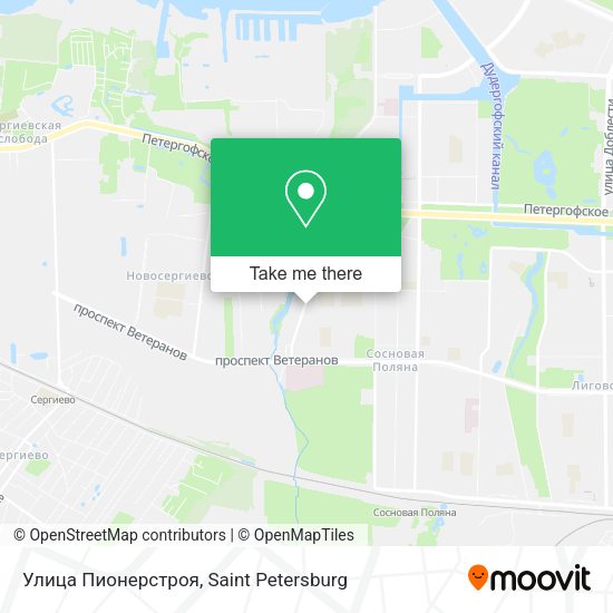 Улица Пионерстроя map