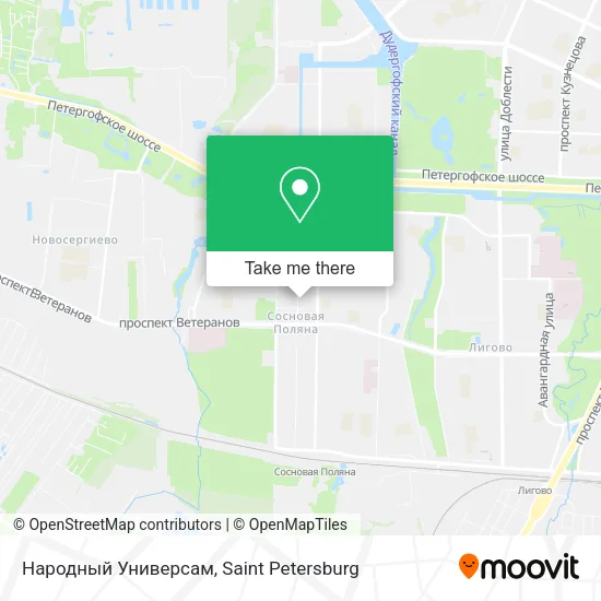 Народный Универсам map
