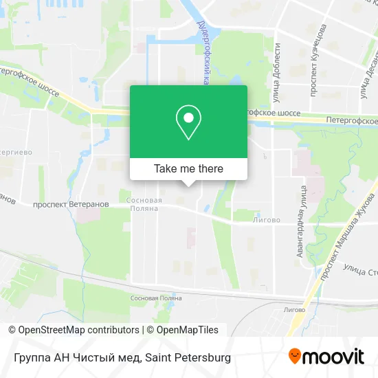 Группа АН Чистый мед map