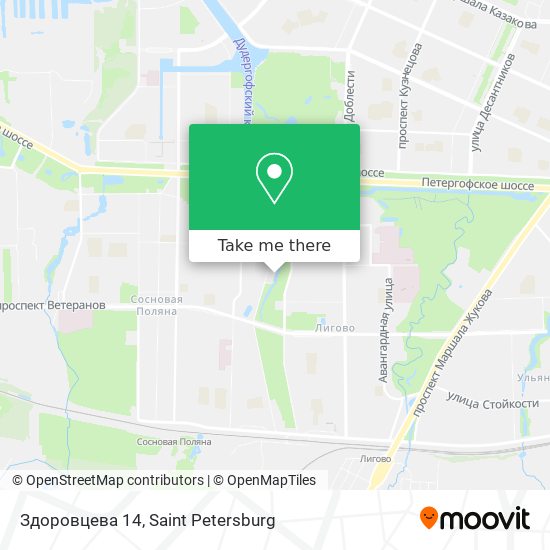 Здоровцева 14 map