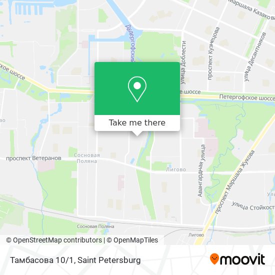 Тамбасова 10/1 map