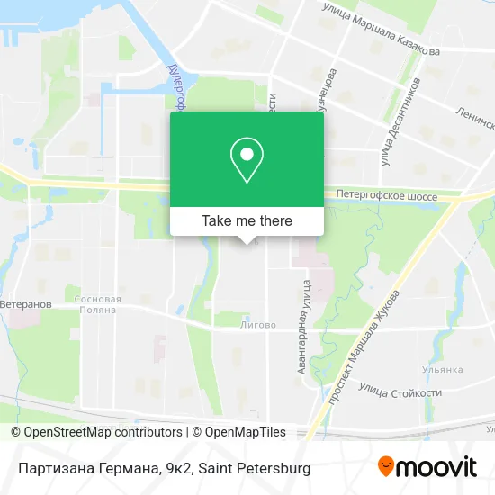 Партизана Германа, 9к2 map