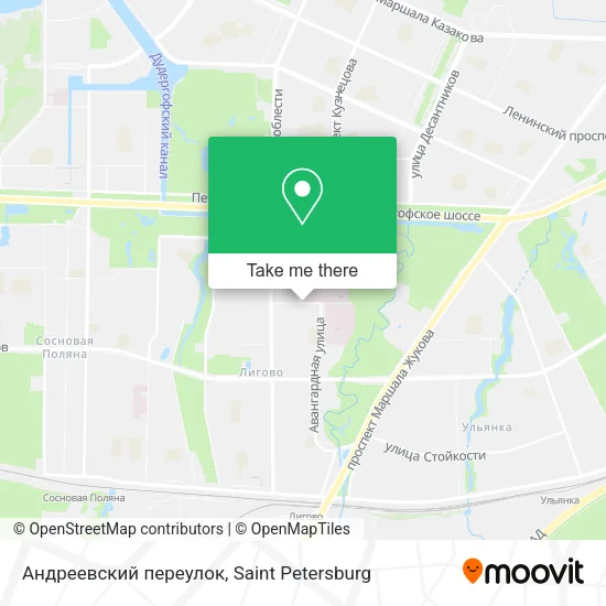 Андреевский переулок map