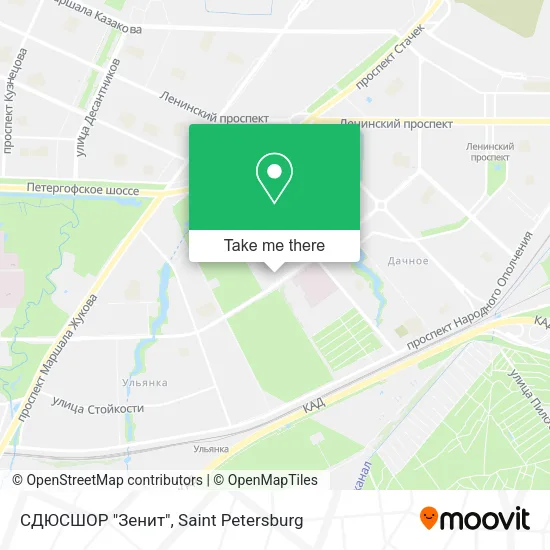 СДЮСШОР "Зенит" map