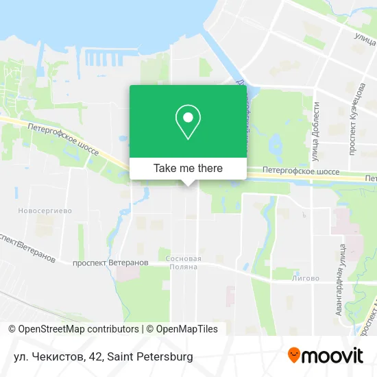 ул. Чекистов, 42 map