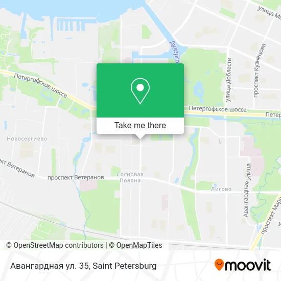 Авангардная ул. 35 map