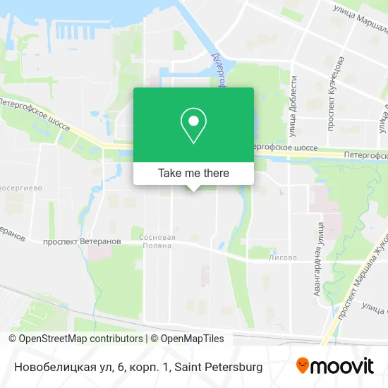 Новобелицкая ул, 6, корп. 1 map