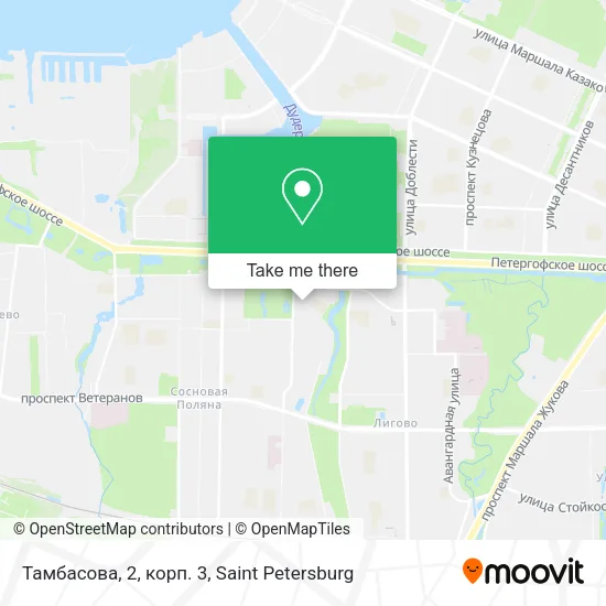 Тамбасова, 2, корп. 3 map